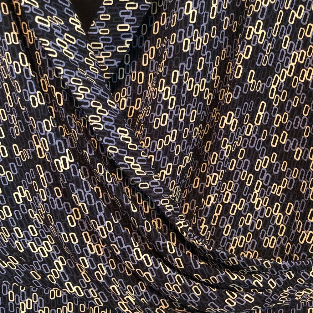 EUC Talbots 14P Faux Wrap Midi Dress - Picture 4 of 7